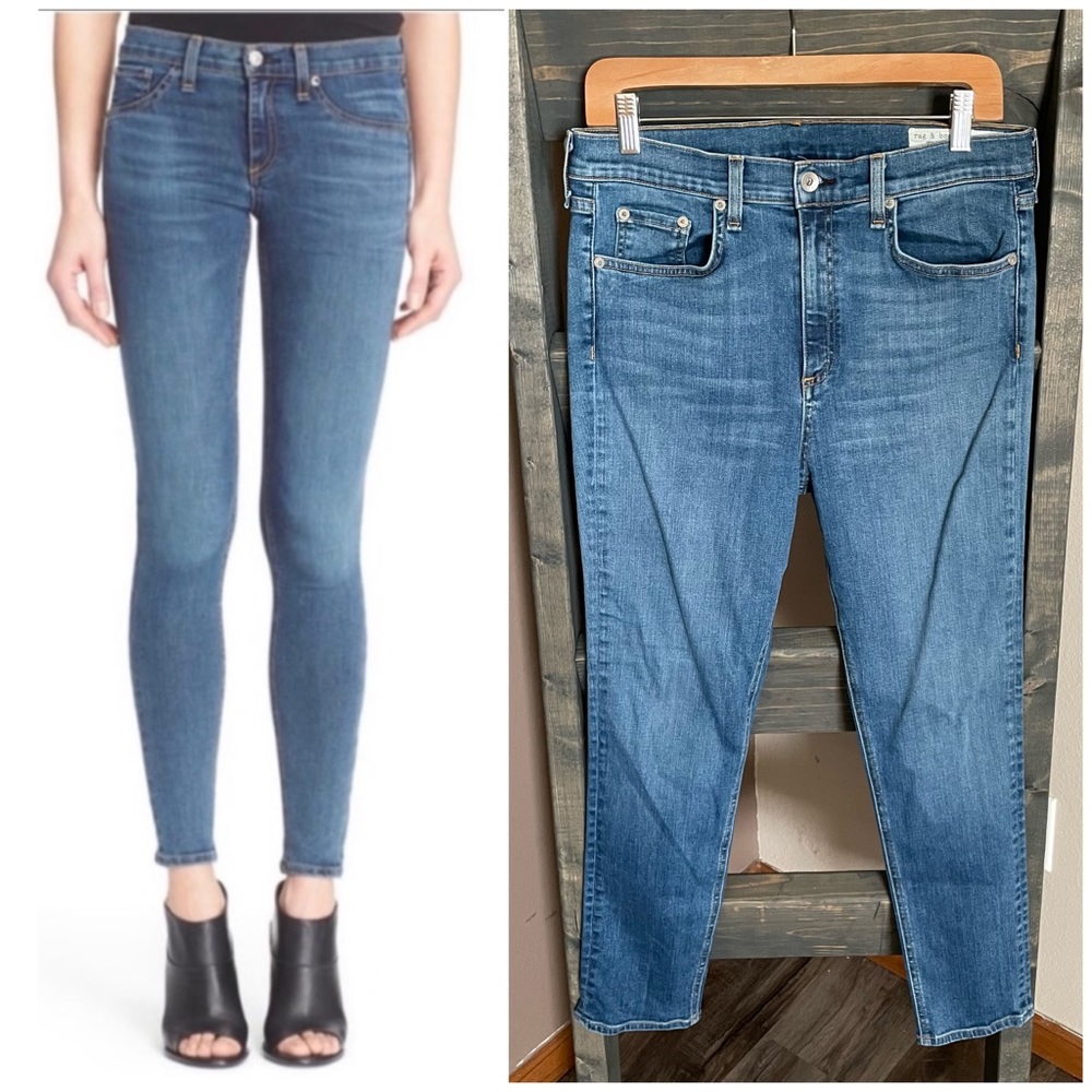 Rag & Bone High Rise Ankle Skinny Jean